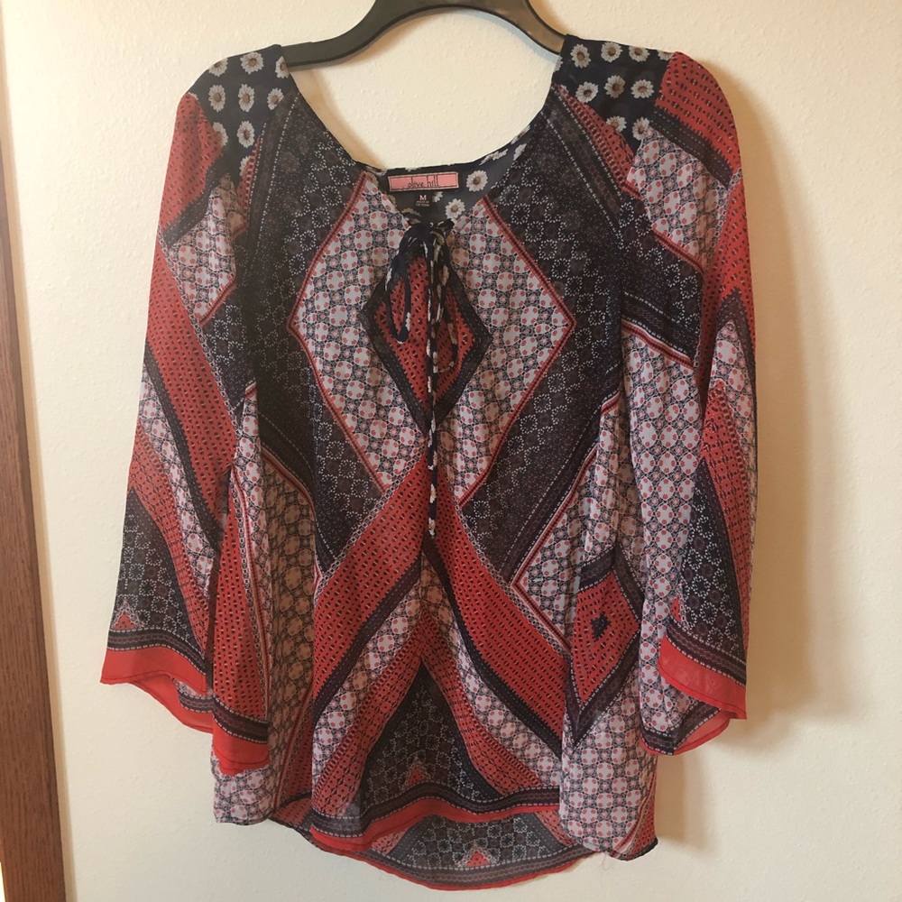 Loose flowey dressy shirt